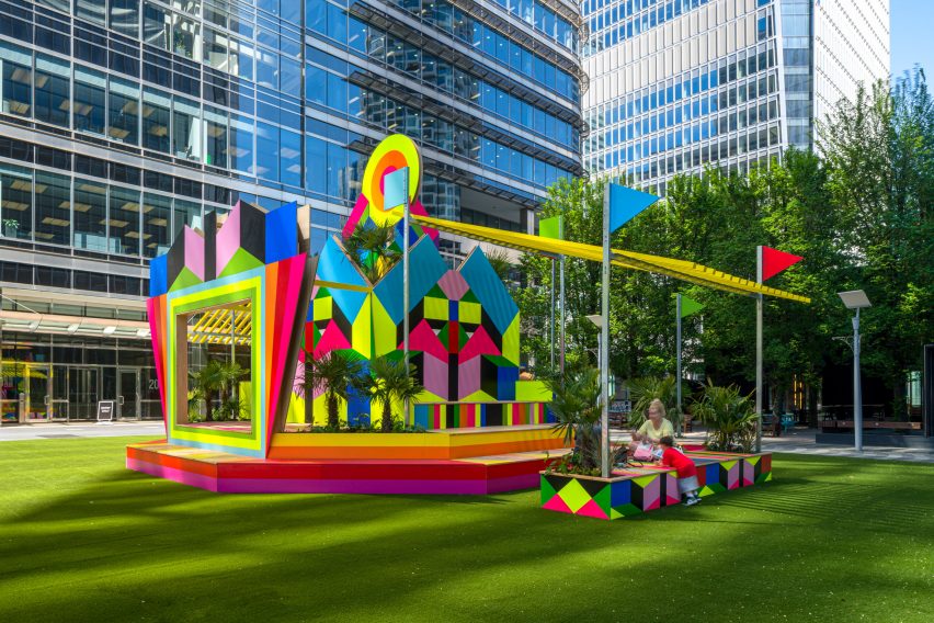 Sun Pavilion by Morag Myerscough