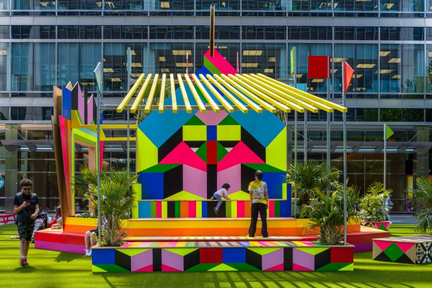 Sun Pavilion by Morag Myerscough