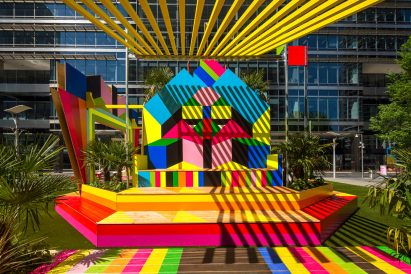 The colourful Sun Pavilion
