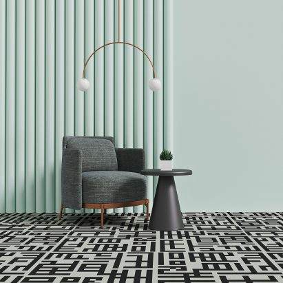 Grid carpet by Talk Carpets