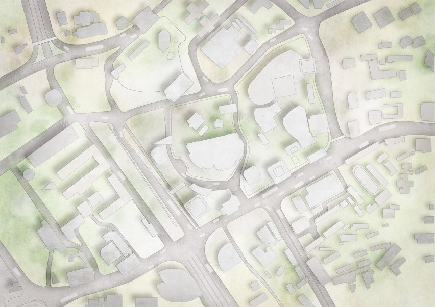 The Glade Bookstore site plan