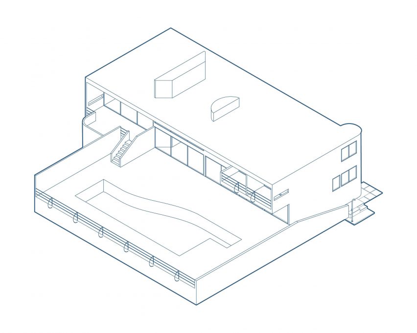 House axonometric diagram