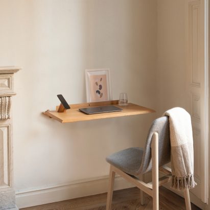 Alada Floating Folding Desk by Woodendot