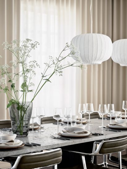 Dinner table at Vipp supper club