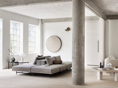 Lounge area at Vipp Pencil Factory