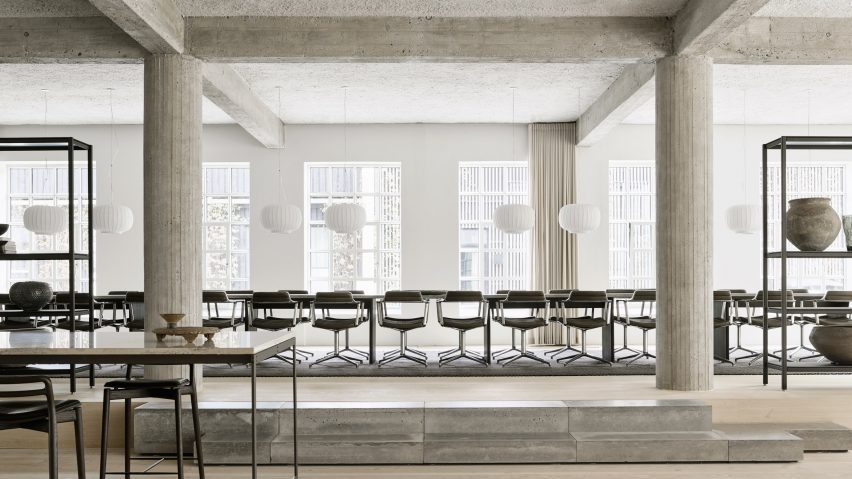Vipp Pencil Factory contains space for 26 diners