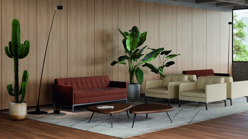 Volage EX-S Slim sofa by Philippe Starck for Cassina