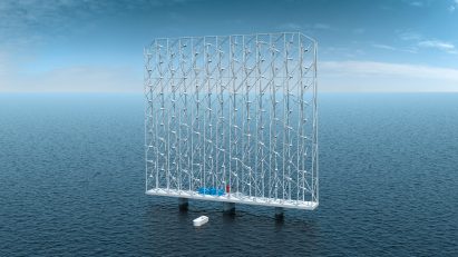 Multirotor wind farm by Wind Catching Systems