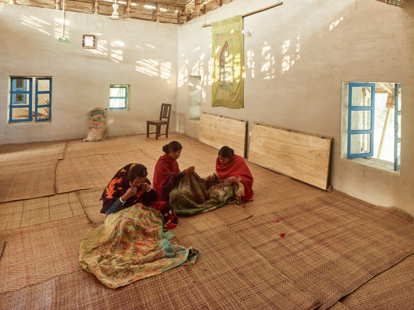 Anandaloy: Centre for People with disabilities + Dipdii Textiles studio by Studio Anna Heringer