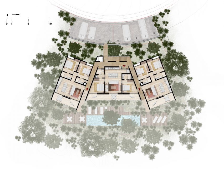 -1 level floor plan