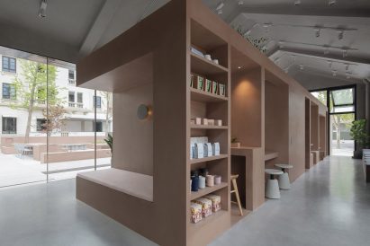 The cafe is designed to be social