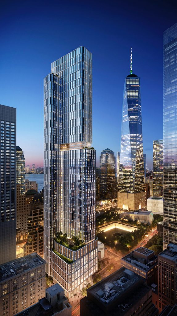 A visual of KPF's 5 World Trade Center