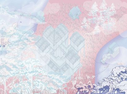An illustration which aims to highlight the benefits of conserving architecture with erosion