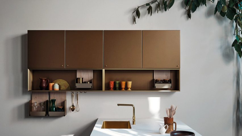 A photograph of a vertical wall unit