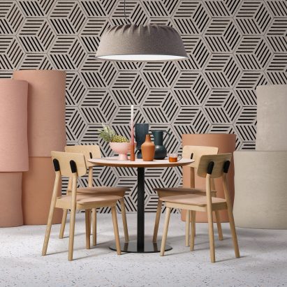 Fost PET Felt acoustic lamp by De Vorm