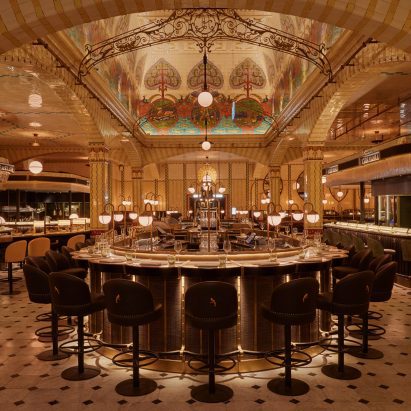 Harrods Dining Hall by Lighting Design International