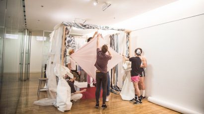 Students at Parsons School of Design