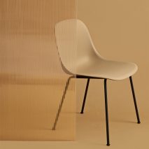 A photo of a yellow chair