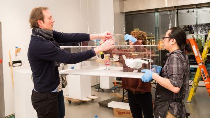 Students at the Parson's School of Design