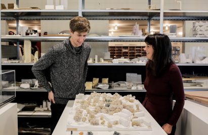 The jury surrounding an architectural model