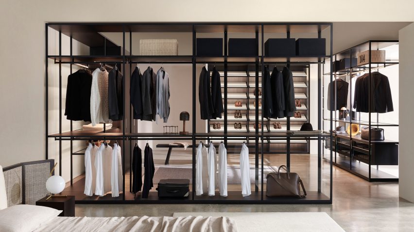 Storage Black Sugi closet by Piero Lissoni for Porro