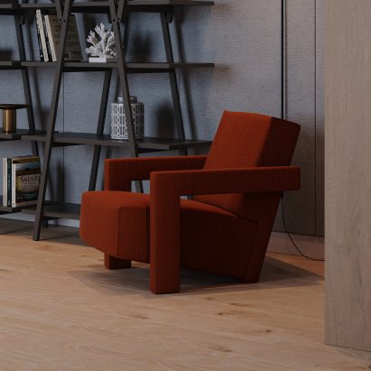 Utrecht armchair by Gerrit T Rietveld for Cassina