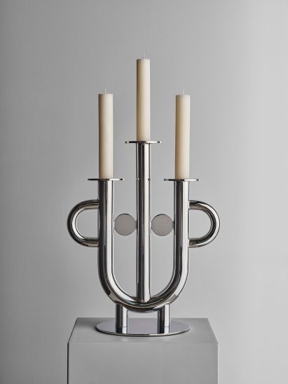Jaime Hayon face-shaped candelabra