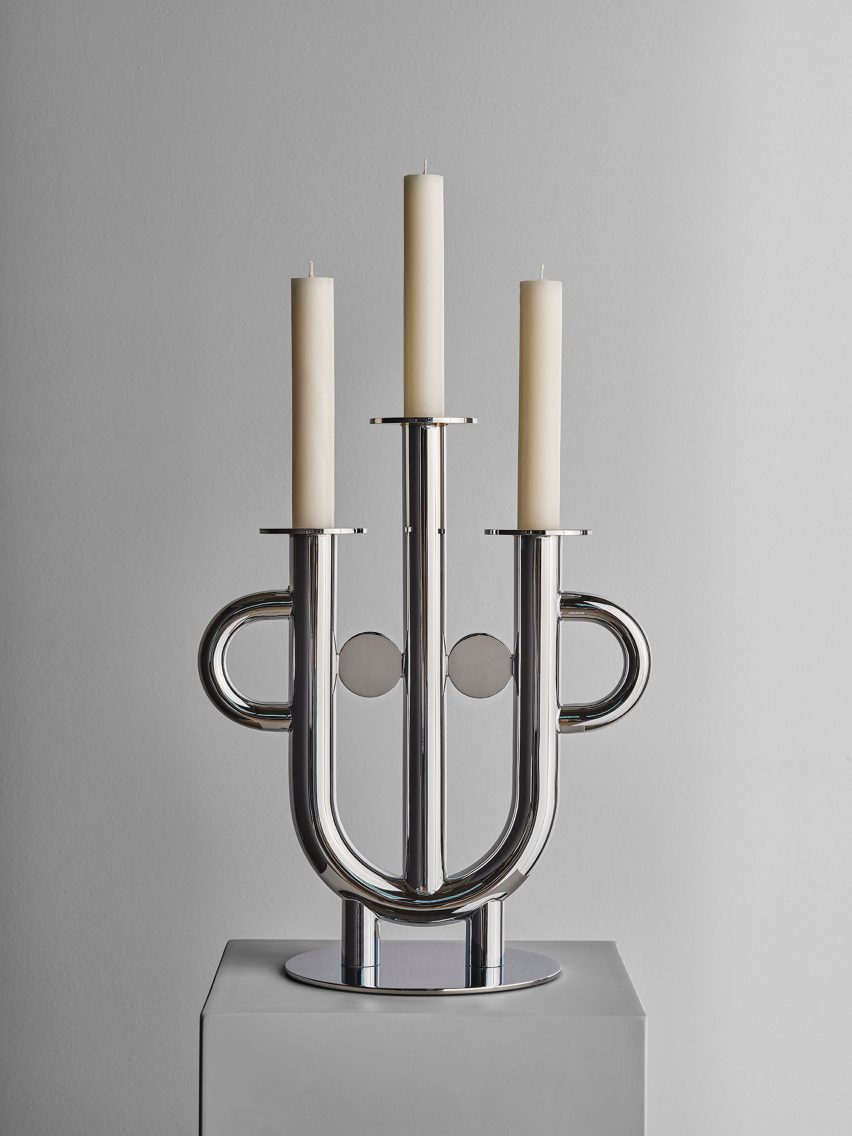 Jaime Hayon face-shaped candelabra