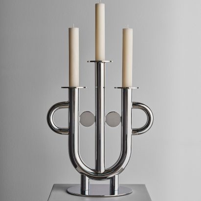 Jaime Hayon face-shaped candelabra