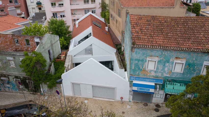 18th-century sawmill transformed into contemporary gabled house