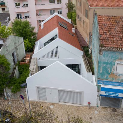 18th-century sawmill transformed into contemporary gabled house