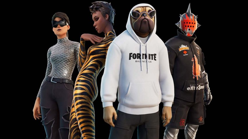 Balenciaga Fornite clothing collaboration