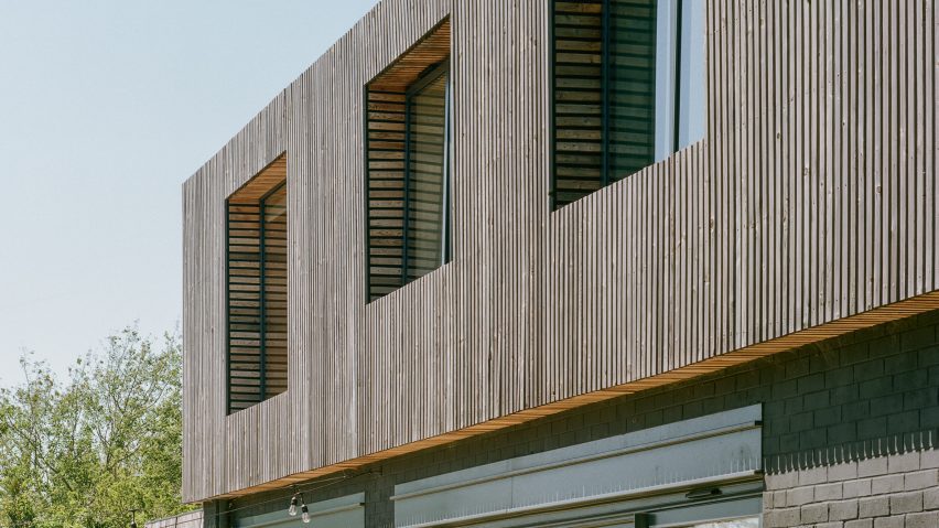 Larch facade of Bawa House by Alter & Company