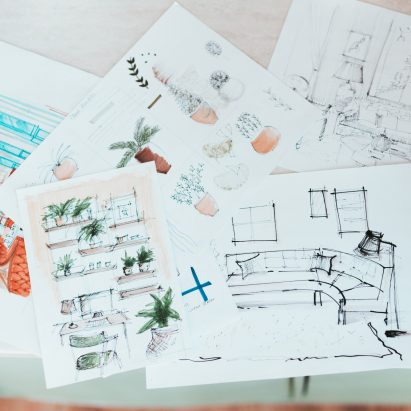 Sketching Interiors in One Point Perspective at BehindCanvas