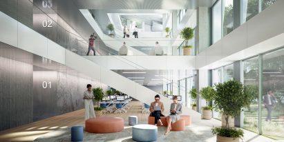 The interior of Fuse Valley has a bright and airy look