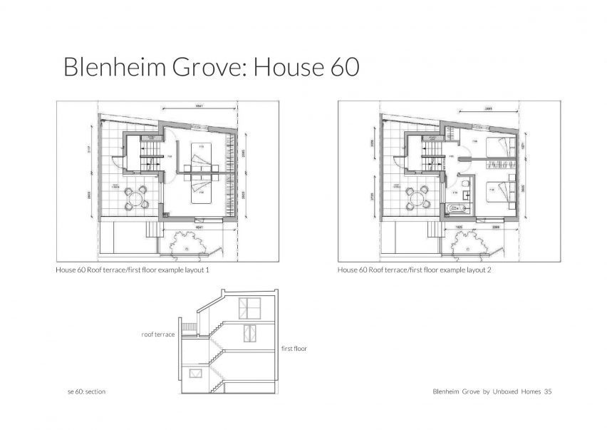 Custom build homes at Blenheim Grove London