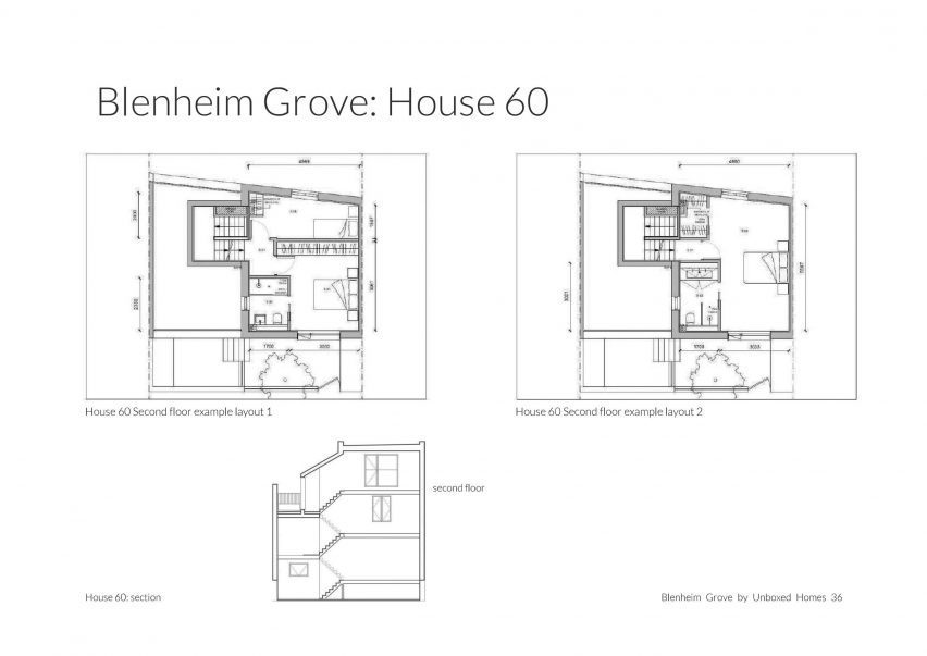 Custom build homes at Blenheim Grove London