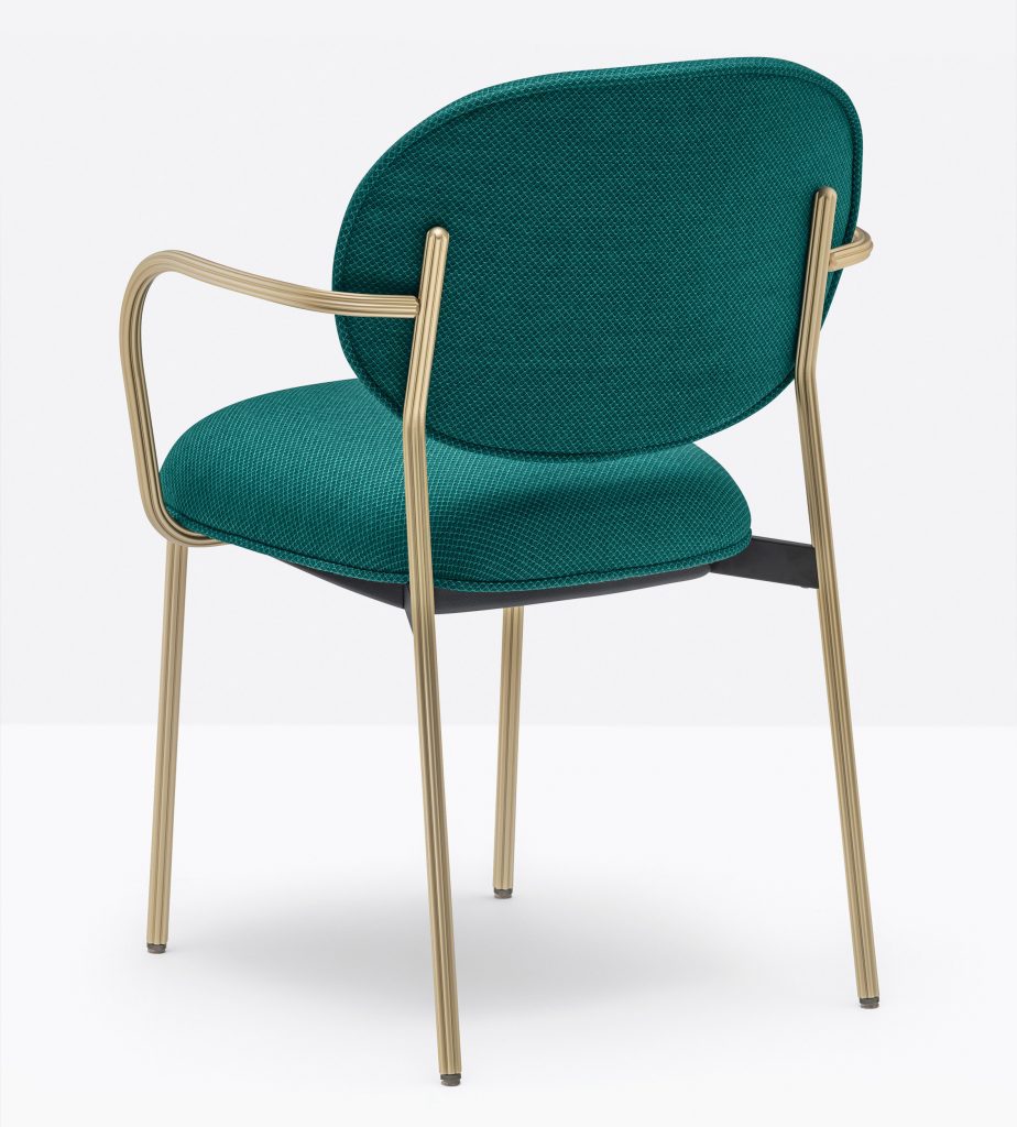 Blume armchair by Sebastian Herkner for Pedrali in green