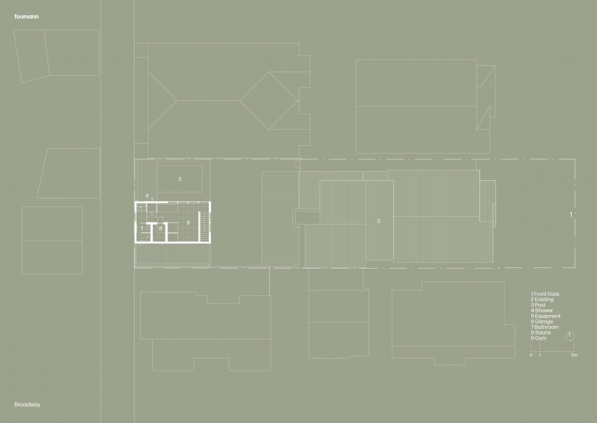 First floor plan of Broadway project by Foomann