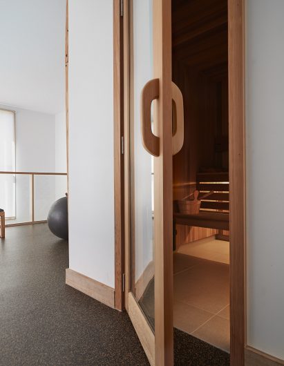 Sauna at Broadway project by Foomann