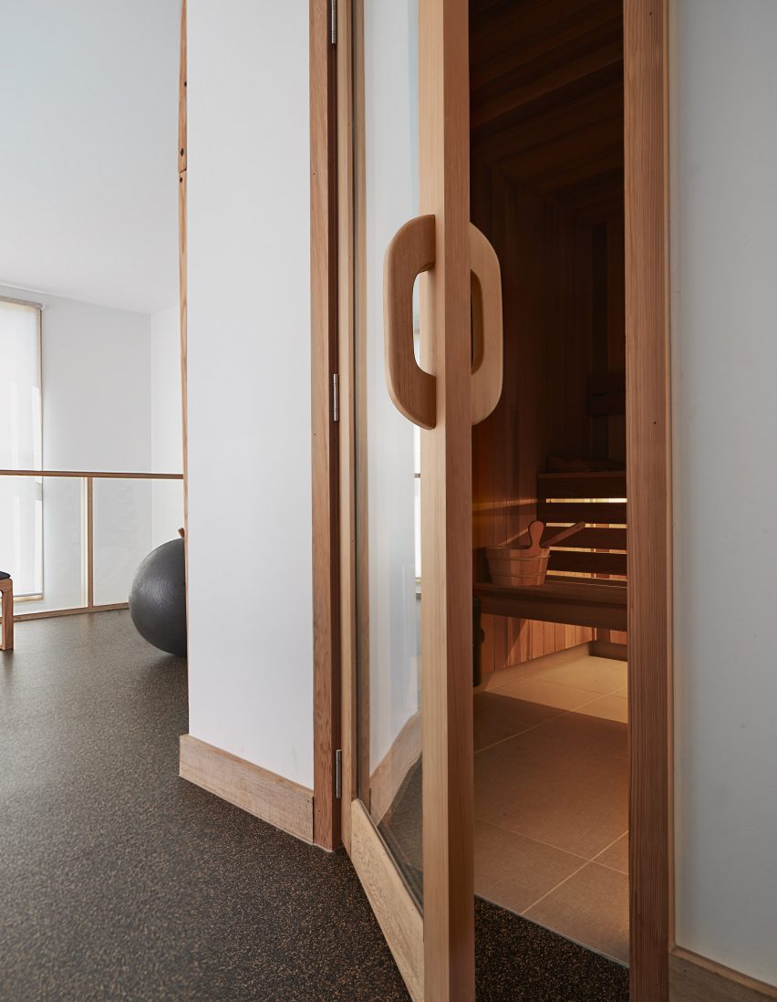 Sauna at Broadway project by Foomann