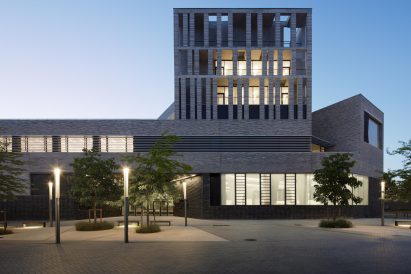 Contemporary International Resource Library by Bruno Gaudin Architectes