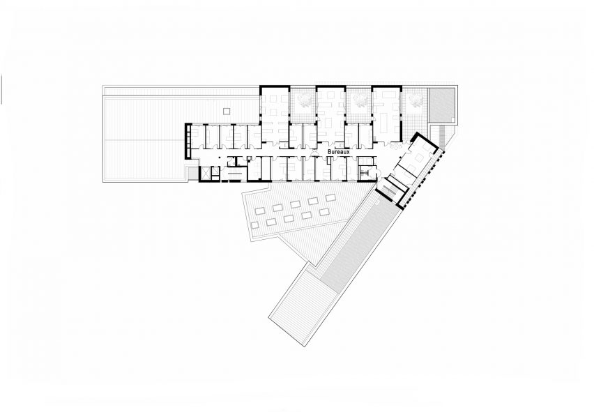 Contemporary International Resource Library by Bruno Gaudin Architectes
