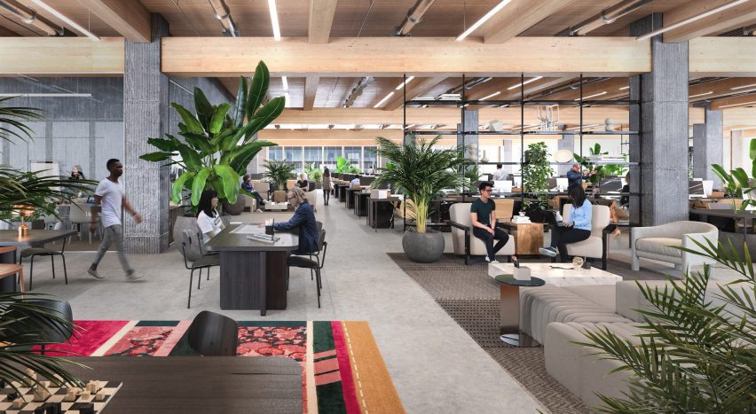 Flexible office space inside Burrard Exchange