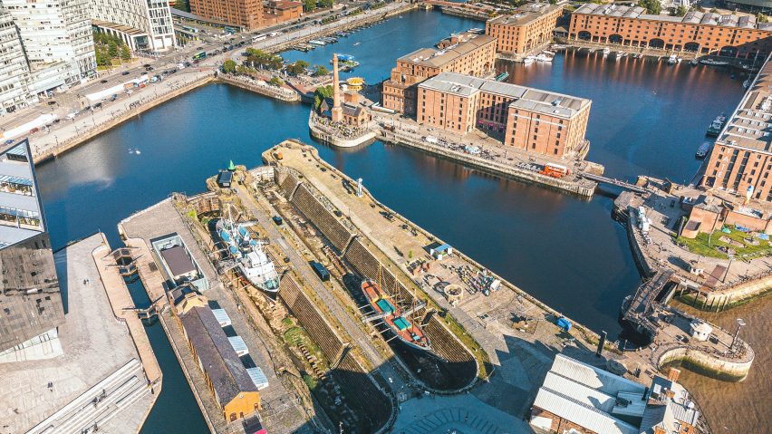 Dry docks in Canning Dock