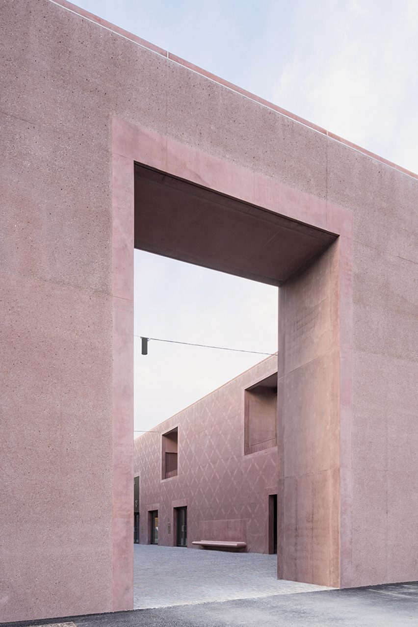 An archway into the Bressanone music school