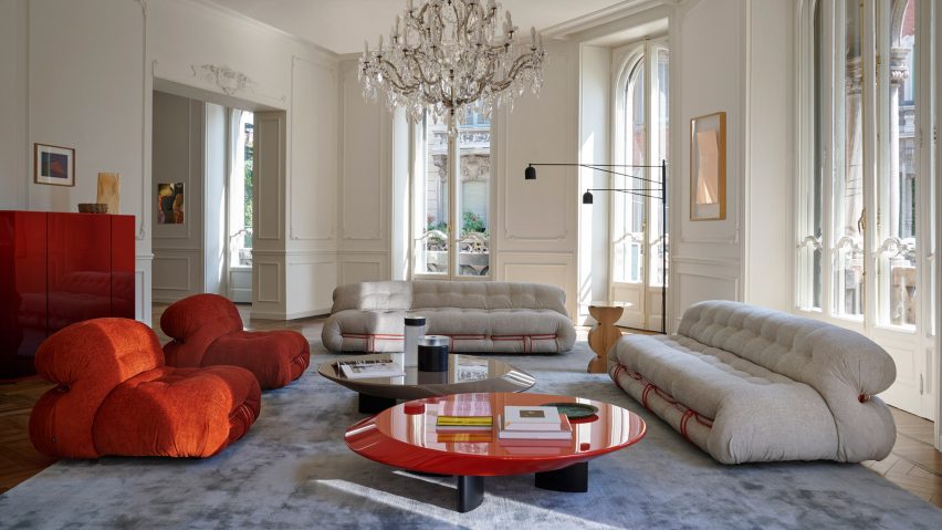Soriana seating by Afra and Tobia Scarpa for Cassina