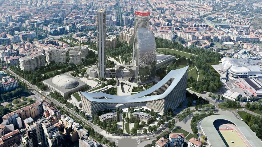 CityWave buildings by BIG in Milan
