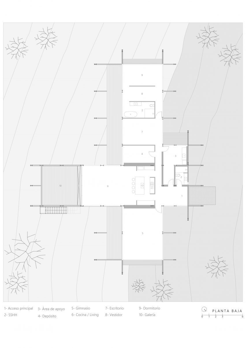 Lower level plan