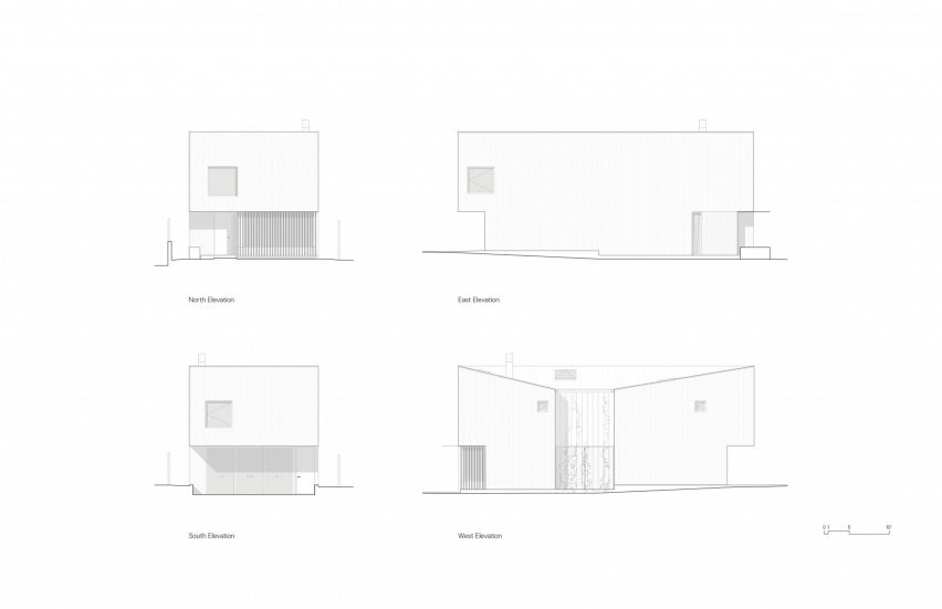 Courtyard House elevations
